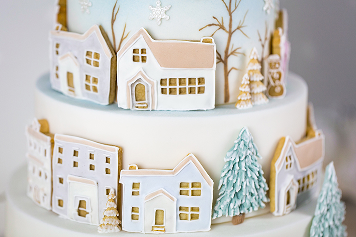 Winter Village Silicone Mould