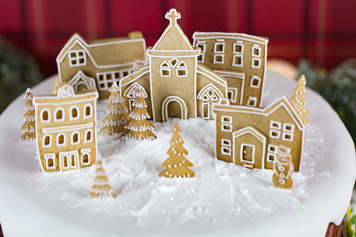 Winter Village Silicone Mould