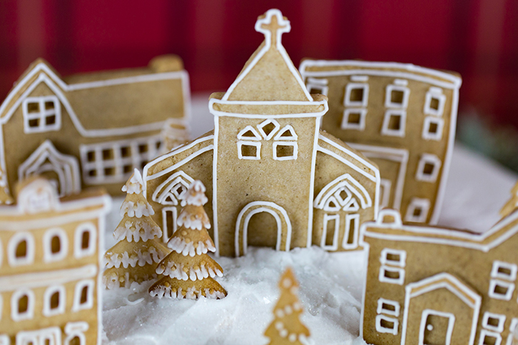 Winter Village Silicone Mould