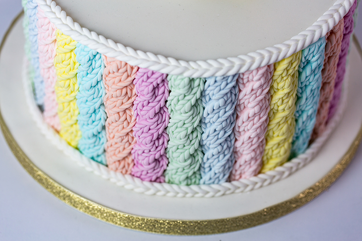 Cable Knit Silicone Mould