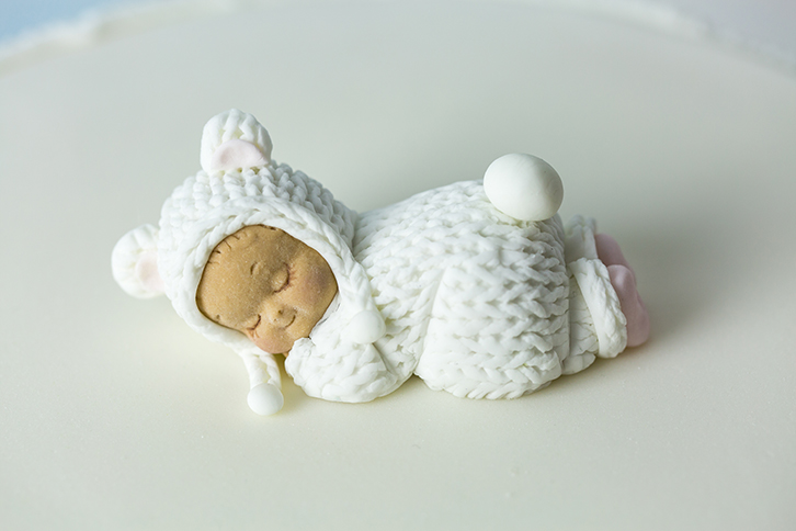 Sleeping Baby & Pillow Silicone Mould