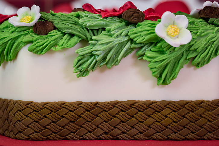 Plaited Borders Silicone Mould