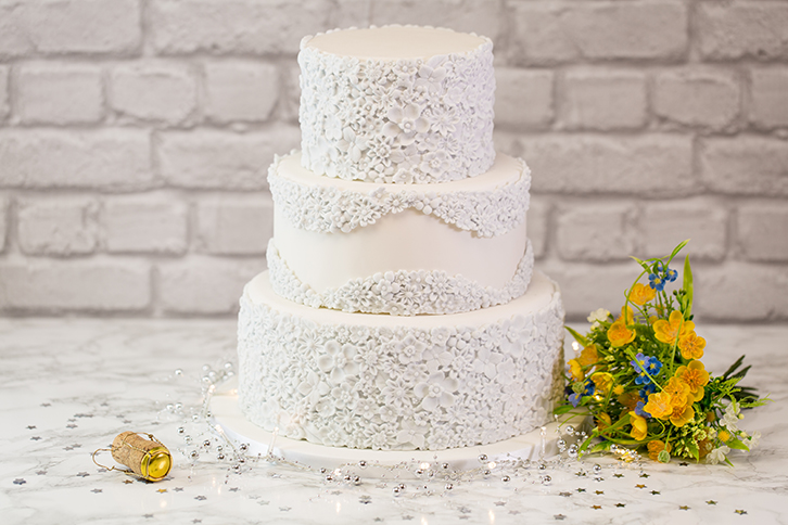 sugar flower garland silicone mould