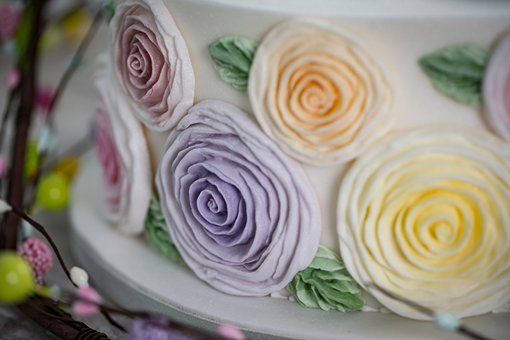 Ruffled Roses Silicone Mould