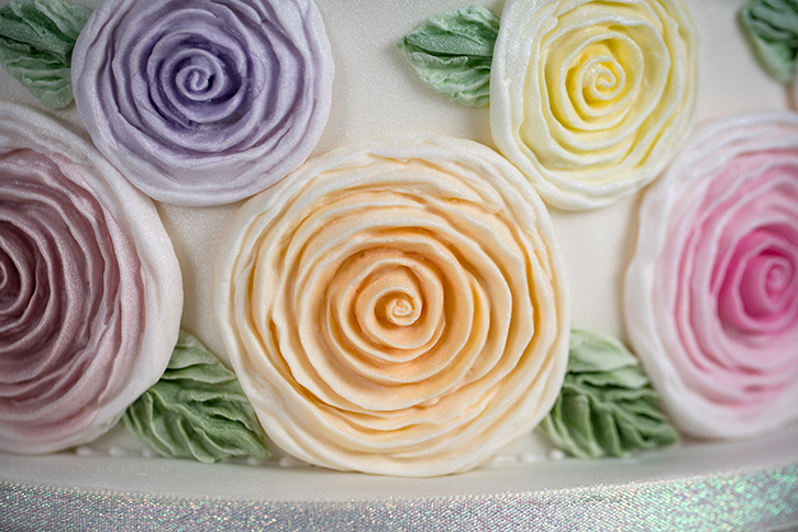 Ruffled Roses Silicone Mould