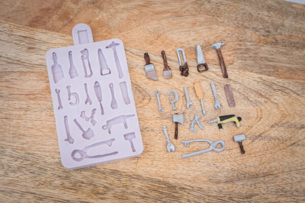 Miniature Tools Silicone Mould Miniature Tools Silicone Mould