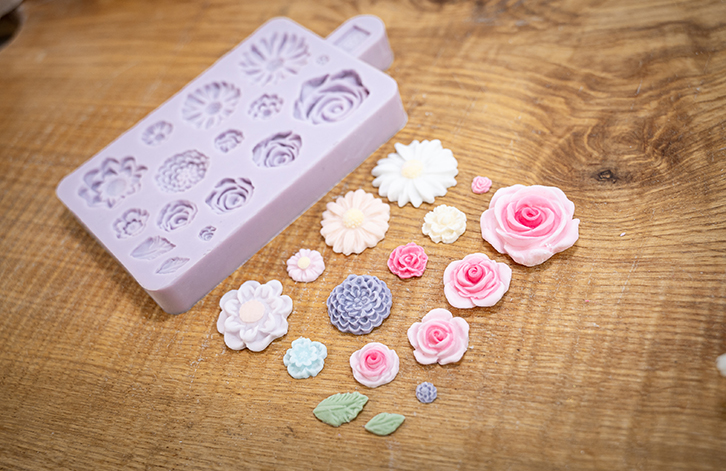 Miniature Flowers Silicone Mould