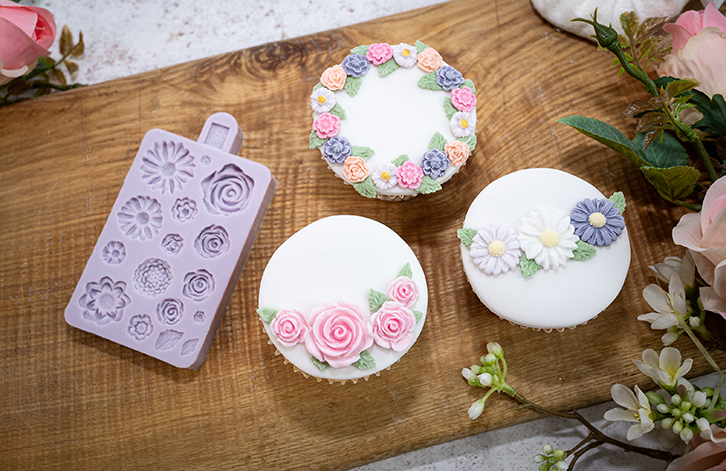 Miniature Flowers Silicone Mould