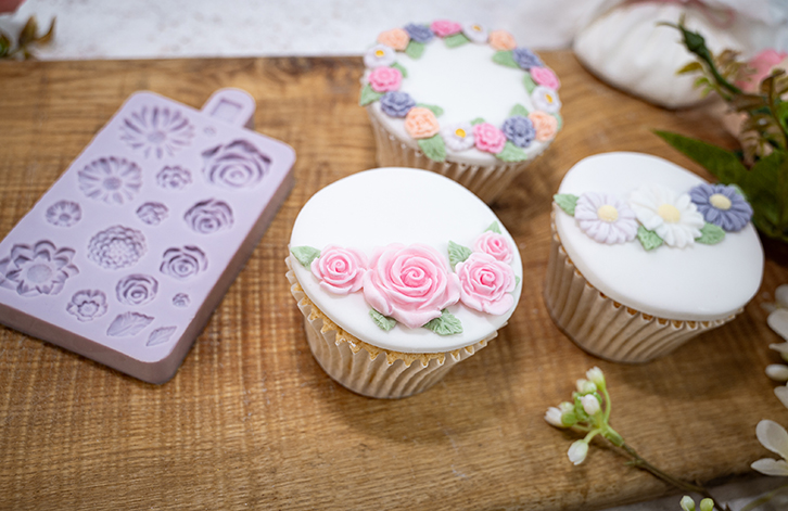 Miniature Flowers Silicone Mould
