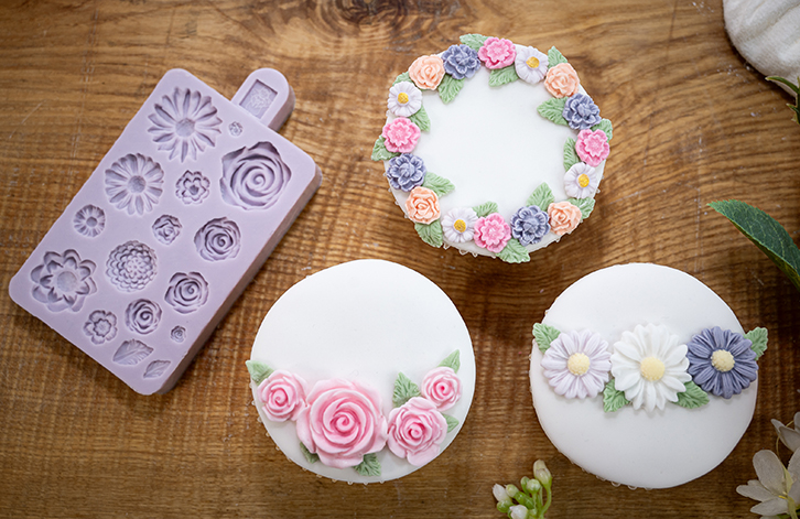 Miniature Flowers Silicone Mould