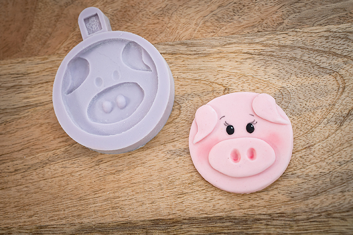 Pig - Farm Faces Silicone Mould