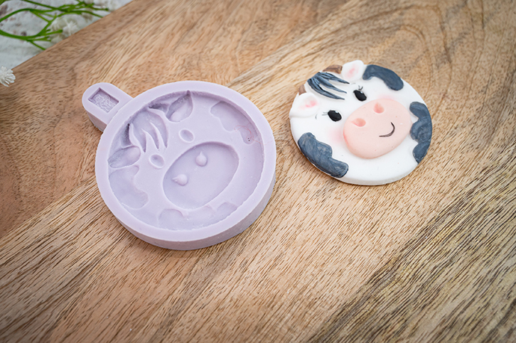 Cow - Farm Faces Silicone Mould