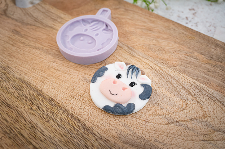 Cow - Farm Faces Silicone Mould