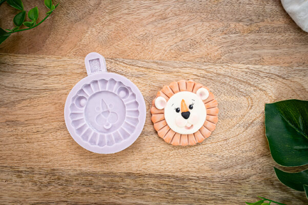 Lion – Safari Faces Silicone Mould Lion - Safari Faces Silicone Mould