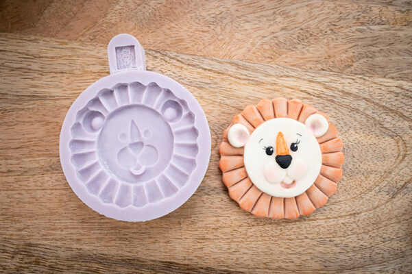 Lion – Safari Faces Silicone Mould Lion - Safari Faces Silicone Mould