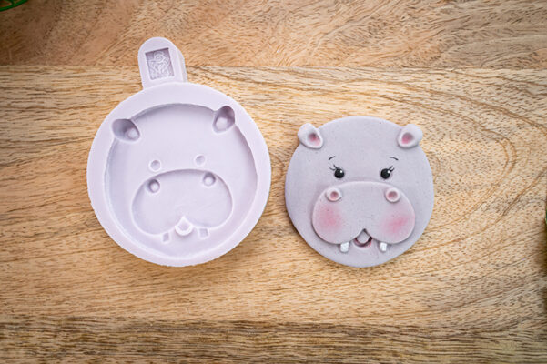 Hippo – Safari Faces Silicone Mould Hippo - Safari Faces Silicone Mould