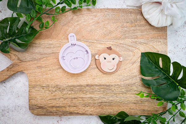 Monkey – Safari Faces Silicone Mould Monkey - Safari Faces Silicone Mould