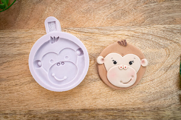 Monkey – Safari Faces Silicone Mould Monkey - Safari Faces Silicone Mould