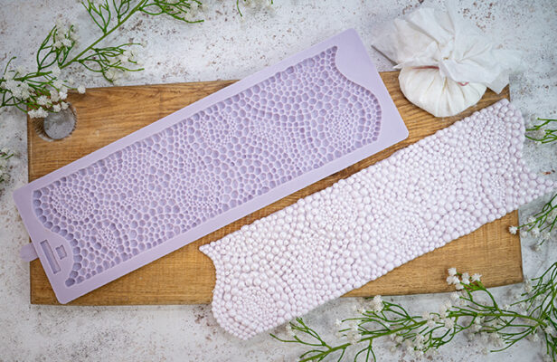 Ornate Pearl Effect Silicone Mould