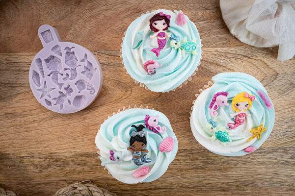 Miniature Mermaid Silicone Mould Miniature Mermaid Silicone Mould