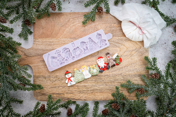 Christmas Border Silicone Mould Christmas Border Silicone Mould