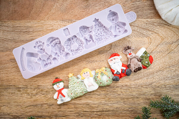 Christmas Border Silicone Mould Christmas Border Silicone Mould