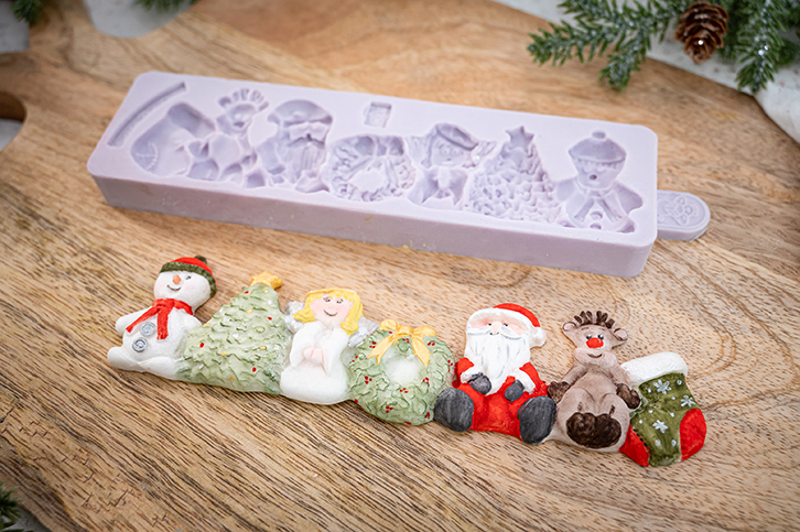 Christmas Border Silicone Mould