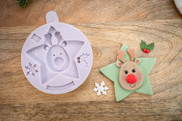 Star Reindeer Silicone Mould Star Reindeer Silicone Mould