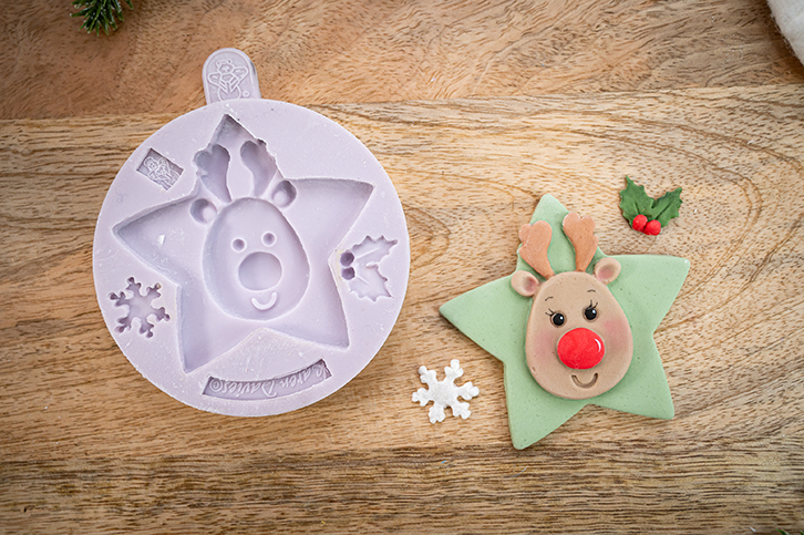 Star Reindeer Silicone Mould