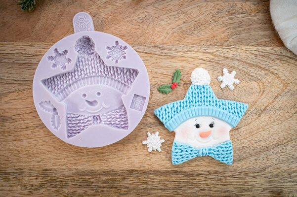Star Snowman Silicone Mould Star Snowman Silicone Mould