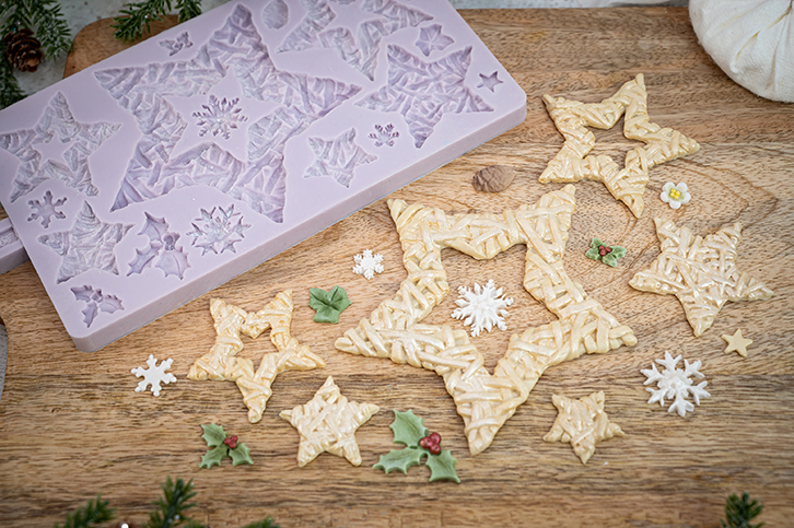 Wicker Stars Silicone Mould