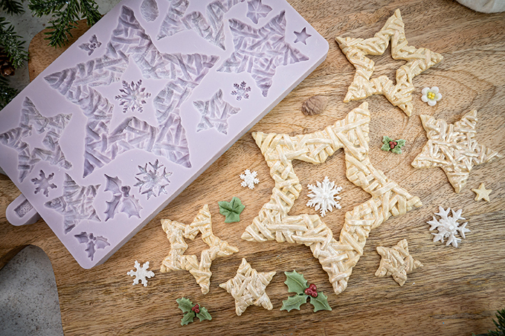Wicker Stars Silicone Mould