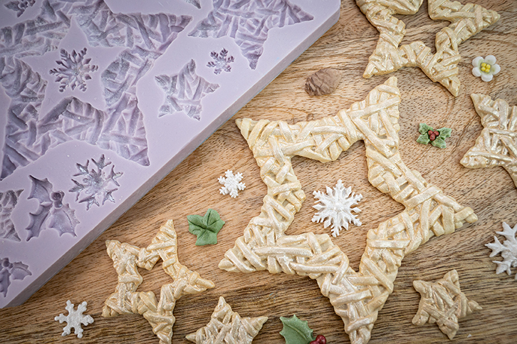 Wicker Stars Silicone Mould