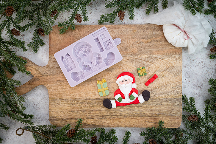 Sitting Santa SIlicone Mould