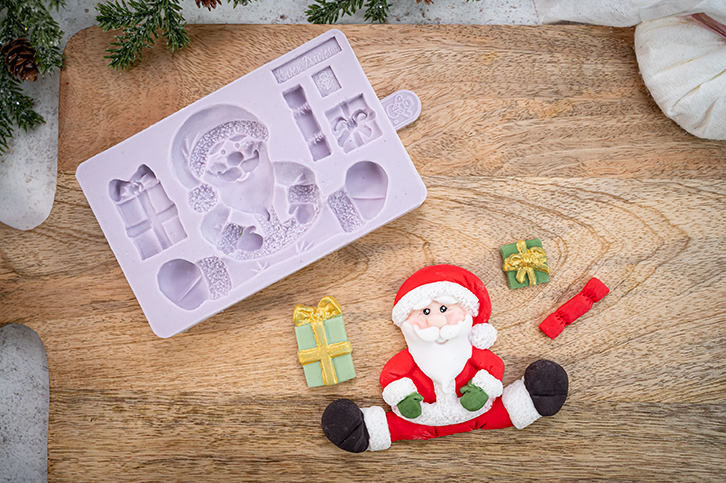 Sitting Santa SIlicone Mould