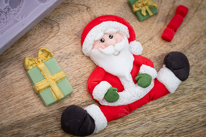 Sitting Santa SIlicone Mould