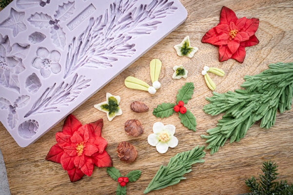 Winter Wreath Silicone Mould Winter Wreath Silicone Mould