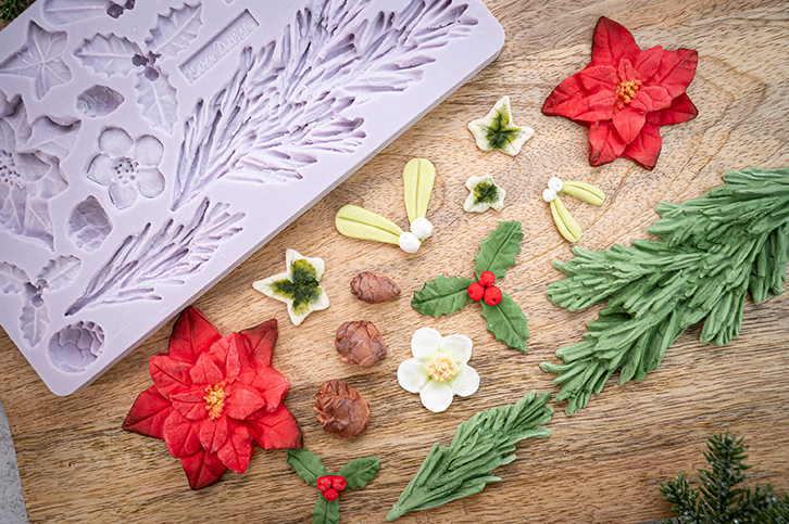 Winter Wreath Silicone Mould