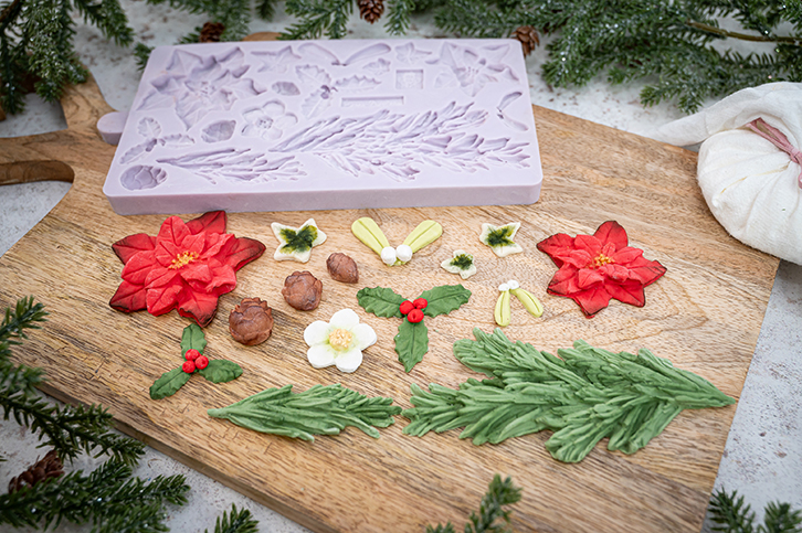 Winter Wreath Silicone Mould
