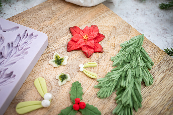 Winter Wreath Silicone Mould