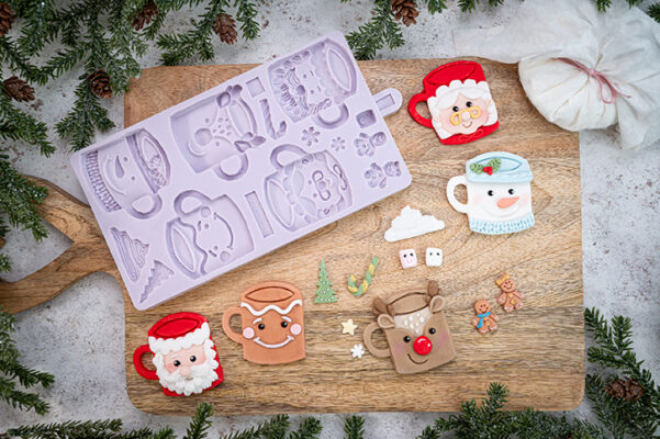 Festive Mugs Silicone Mould Festive Mugs Silicone Mould