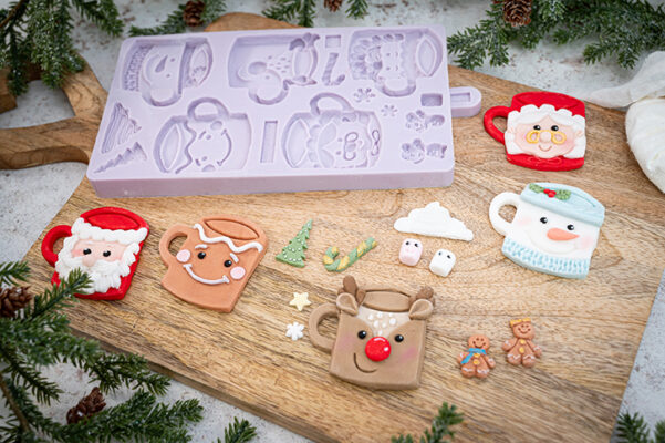 Festive Mugs Silicone Mould Festive Mugs Silicone Mould