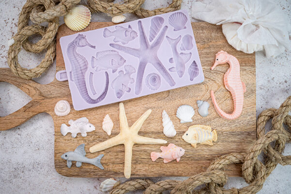 Seaside Accessories Silicone Mould Seaside Accessories Silicone Mould