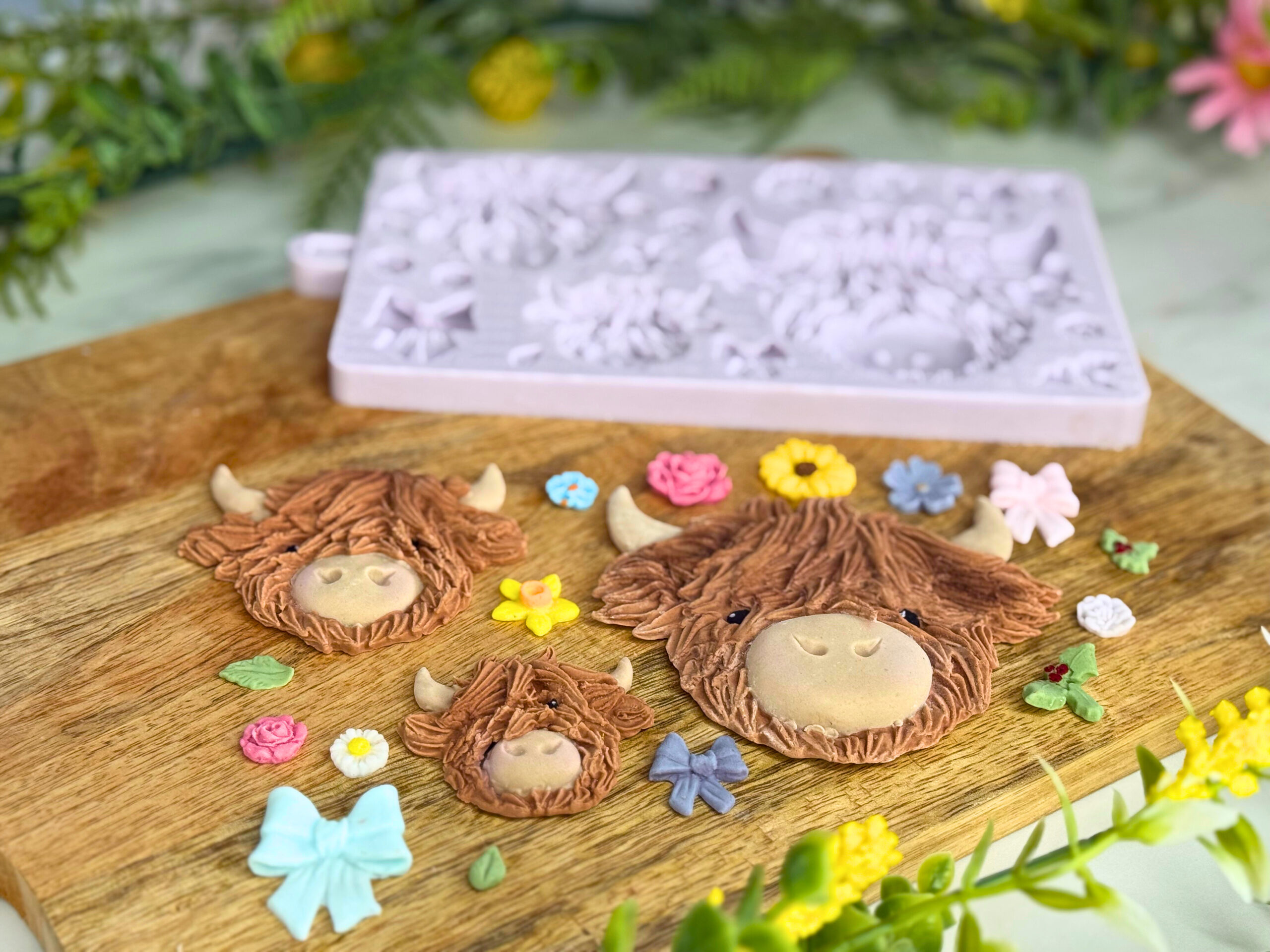 Highland Cow Silicone Mould