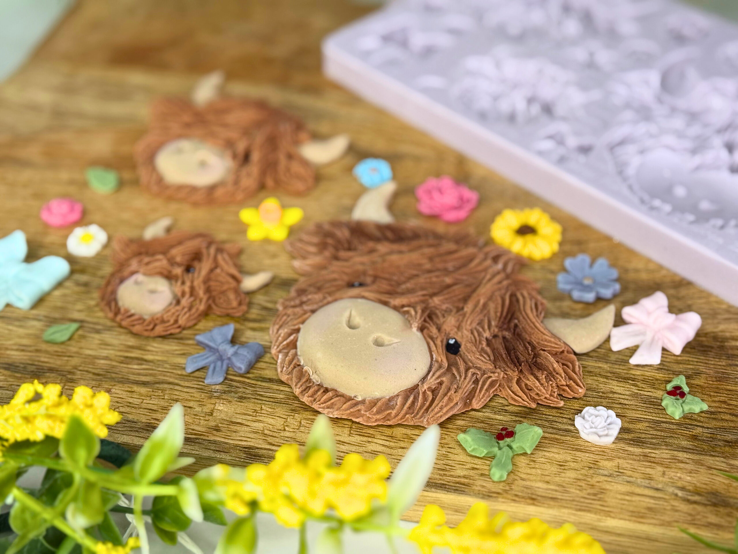 Highland Cow Silicone Mould