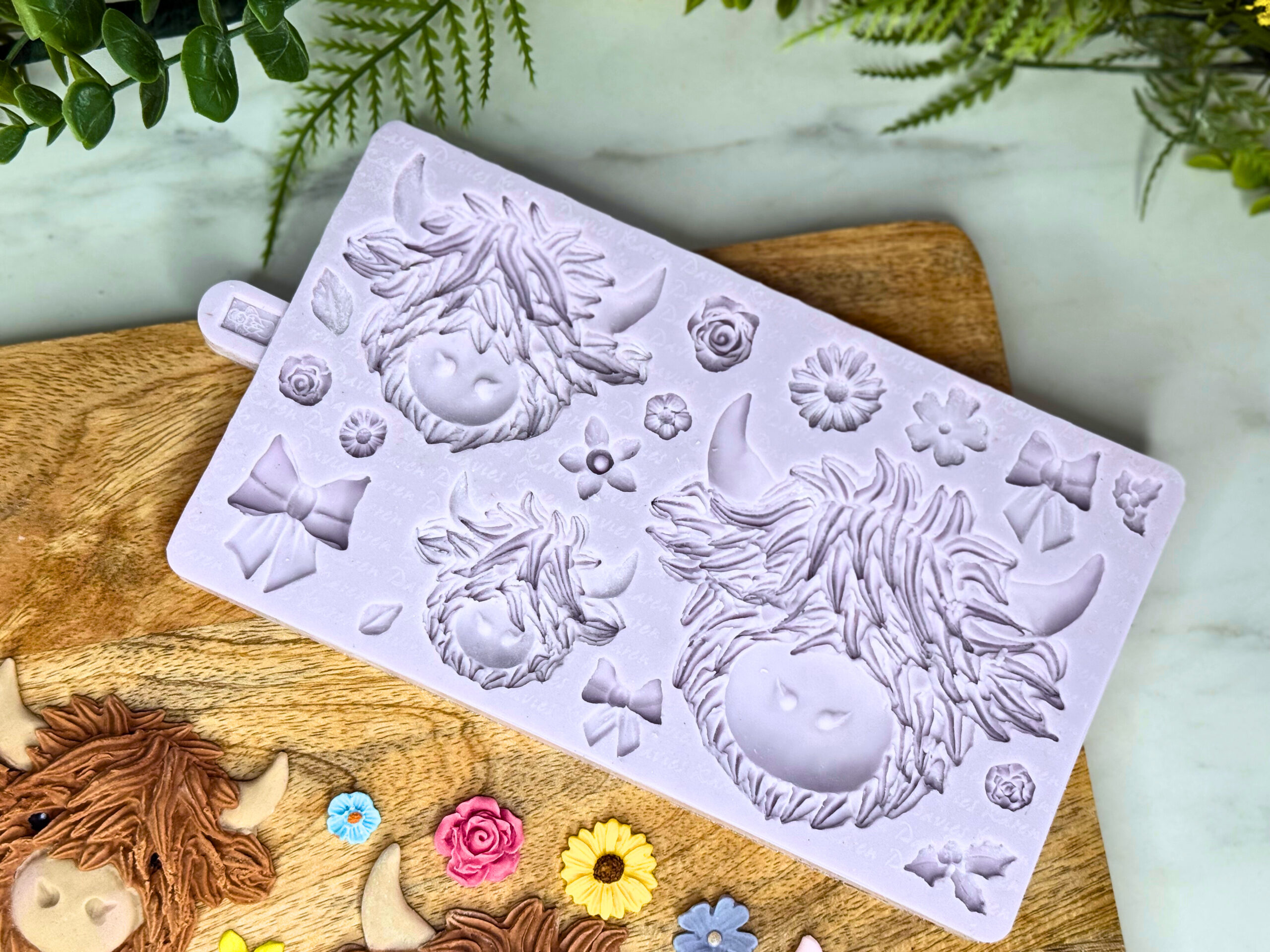 Highland Cow Silicone Mould