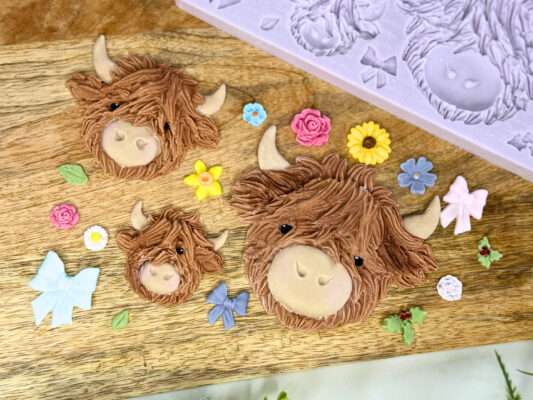 Highland Cow Silicone Mould Highland Cow Silicone Mould