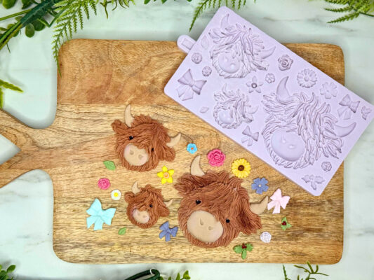 Highland Cow Silicone Mould Highland Cow Silicone Mould