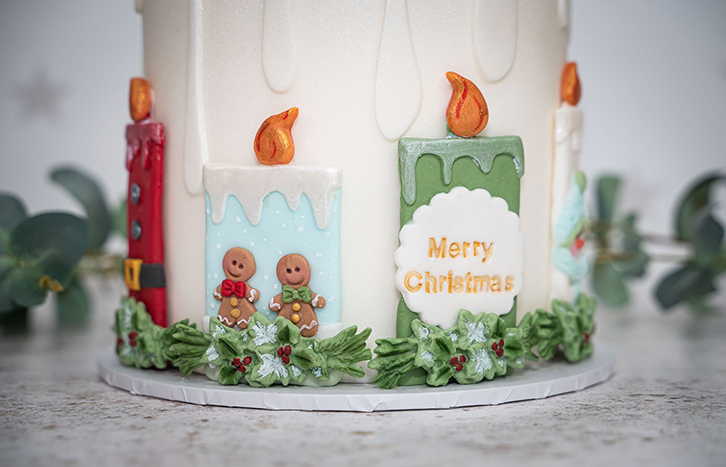 Christmas Candles Silicone Mould