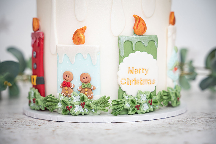 Christmas Candles Silicone Mould